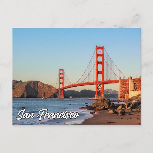 Golden Gate Bridge, San Francisco, Kalifornien Postkarte (Vorderseite)