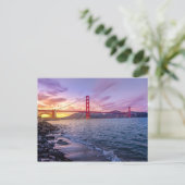 GOLDEN GATE BRIDGE, SAN FRANCISCO, KALIFORNIEN POSTKARTE (Stehend Vorderseite)