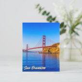 Golden Gate Bridge, San Francisco, Kalifornien Postkarte (Stehend Vorderseite)