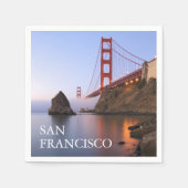 Golden Gate Bridge | San Francisco Kalifornien Serviette (Vorderseite)