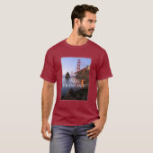Golden Gate Bridge | San Francisco Kalifornien T-Shirt (Vorne ganz)
