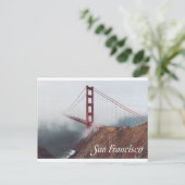 Golden Gate Bridge, San Francisco, Kalifornien, US Postkarte (Stehend Vorderseite)
