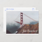 Golden Gate Bridge, San Francisco, Kalifornien, US Postkarte (Vorne/Hinten)
