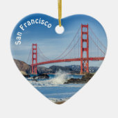 Golden Gate Bridge, San Francisco, Keramik Ornament (Vorne)