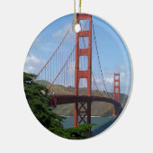 Golden gate bridge, San Francisco Keramik Ornament (Links)