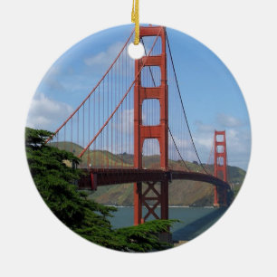 Golden gate bridge, San Francisco Keramik Ornament