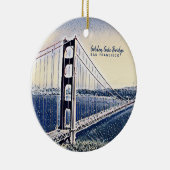 Golden Gate Bridge San Francisco Keramik Ornament (Rechts)