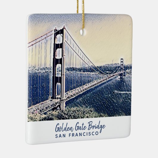 Golden Gate Bridge San Francisco Keramikornament (Rechts)