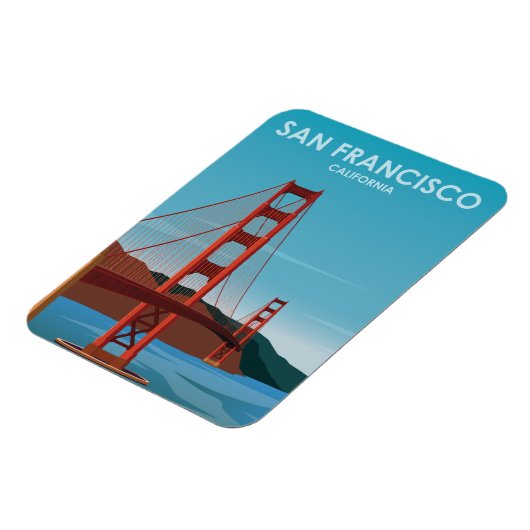 Golden Gate Bridge San Francisco Magnet (Linke Seite)