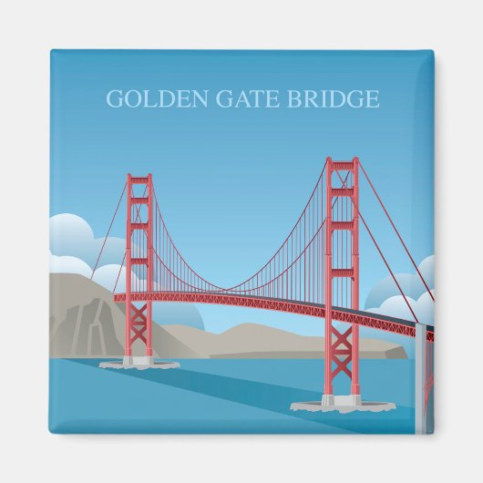 Golden Gate Bridge | San Francisco Magnet (Vorne)