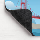 Golden gate bridge | San Francisco Mousepad (Ecke)