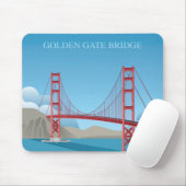 Golden gate bridge | San Francisco Mousepad (Mit Mouse)