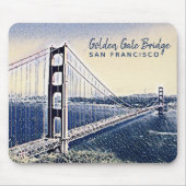 Golden Gate Bridge San Francisco Mousepad (Vorne)