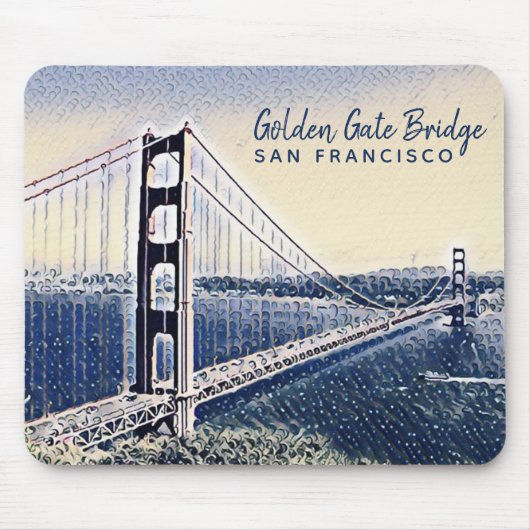 Golden Gate Bridge San Francisco Mousepad (Vorne)