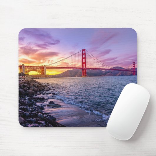Golden Gate Bridge San Francisco Mousepad (Mit Mouse)