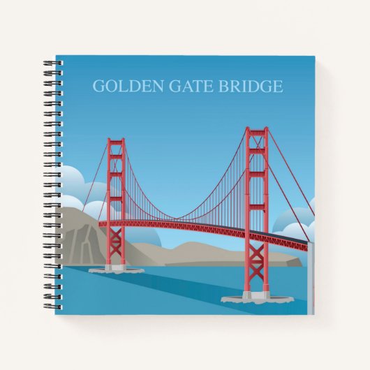 Golden Gate Bridge | San Francisco Notizblock (Vorderseite)