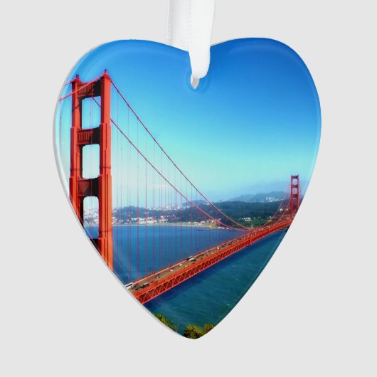Golden Gate Bridge - San Francisco Ornament (Vorderseite)