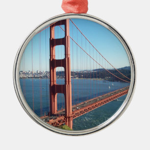 Golden gate bridge, San Francisco Ornament Aus Metall