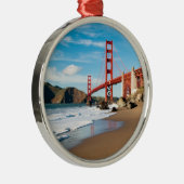 Golden gate bridge | San Francisco Ornament Aus Metall (Rechts)