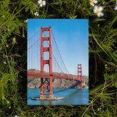 Golden Gate Bridge San Francisco Postcard Einladung