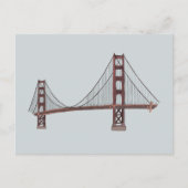 Golden Gate Bridge - San Francisco - Postcard Postkarte (Vorderseite)