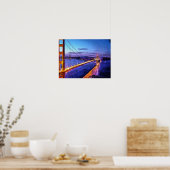 Golden Gate Bridge San Francisco Poster (Küche)