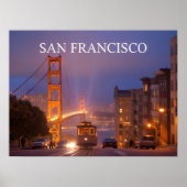 Golden Gate Bridge - San Francisco Poster (Vorne)