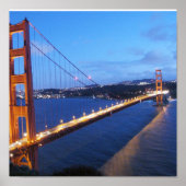 Golden Gate Bridge San Francisco Poster (Vorne)
