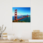 Golden Gate Bridge - San Francisco Poster (Küche)