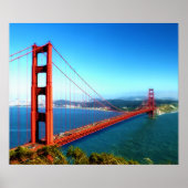Golden Gate Bridge - San Francisco Poster (Vorne)