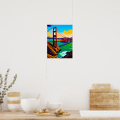 Golden Gate Bridge, San Francisco Poster (Küche)