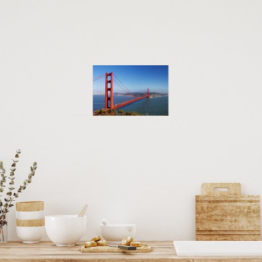 Golden Gate Bridge, San Francisco Poster (Küche)