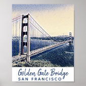 Golden Gate Bridge San Francisco Poster (Vorne)