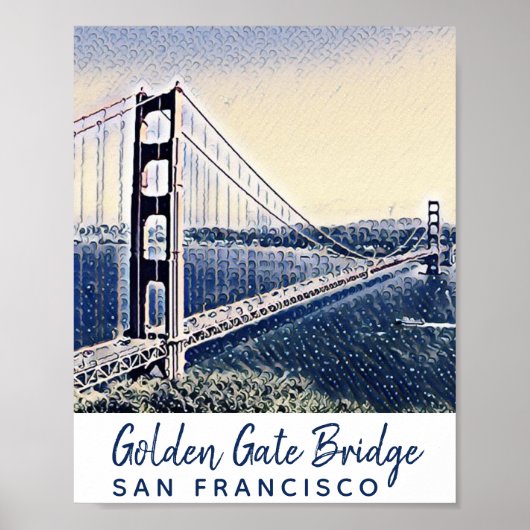 Golden Gate Bridge San Francisco Poster (Vorne)