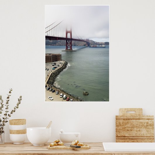 Golden Gate Bridge, San Francisco Poster (Küche)