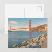 Golden Gate Bridge, San Francisco. Postkarte (Vorne/Hinten)