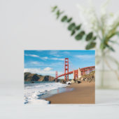 Golden Gate Bridge | San Francisco Postkarte (Stehend Vorderseite)