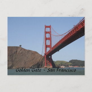 Golden Gate Bridge - San Francisco Postkarte