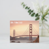 Golden Gate Bridge, San Francisco Postkarte (Stehend Vorderseite)