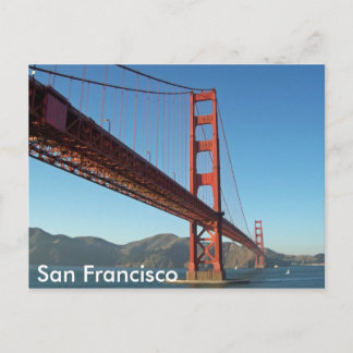 Golden Gate Bridge, San Francisco Postkarte