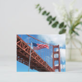 Golden Gate Bridge, San Francisco Postkarte (Stehend Vorderseite)