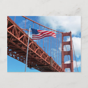 Golden Gate Bridge, San Francisco Postkarte