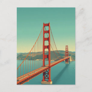 Golden Gate Bridge San Francisco Postkarte