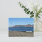Golden Gate Bridge - San Francisco Postkarte (Stehend Vorderseite)