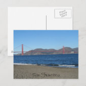 Golden Gate Bridge - San Francisco Postkarte (Vorne/Hinten)