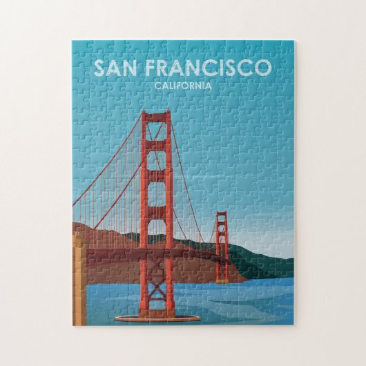 Golden Gate Bridge San Francisco Puzzle (Vertikal)
