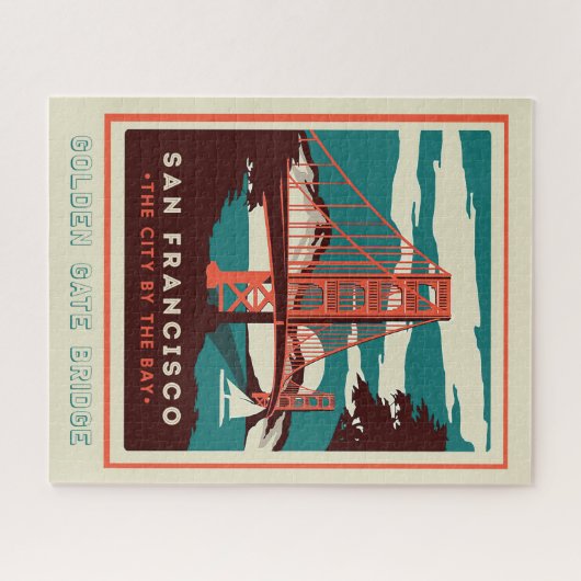 Golden Gate Bridge San Francisco Puzzle (Horizontal)