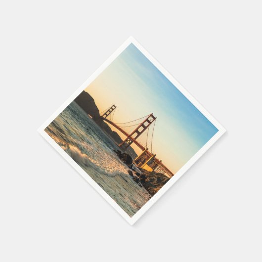 Golden Gate Bridge, San Francisco Serviette (Ecke)