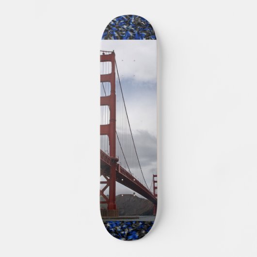 Golden gate bridge San Francisco Skateboard (Vorderseite)