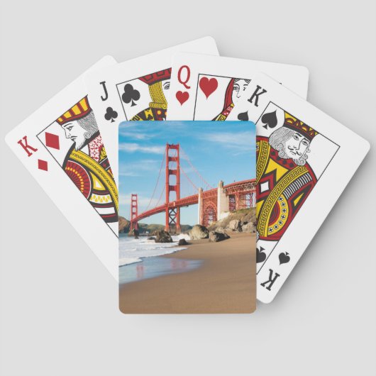 Golden gate bridge | San Francisco Spielkarten (Rückseite)